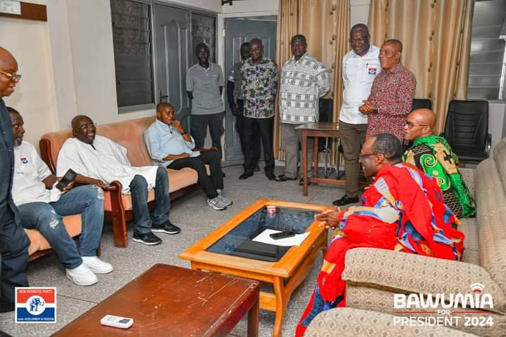 Dr Bawumia visited Volta Regional House of Chiefs on 29th May 2024